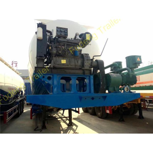 Tri axle 60cbm 40 ton 60 ton 70 ton dry silo bulk cement bulker tank trailer