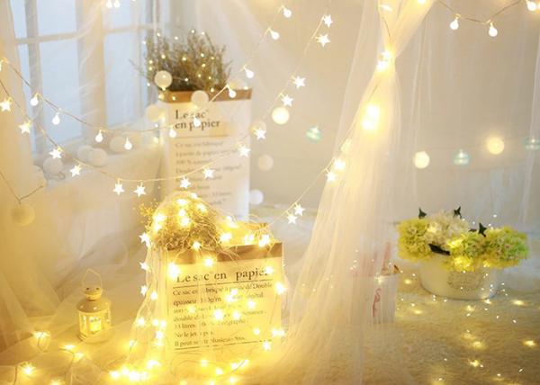 Garden Star String Lights Fairy 100 200 300 LED Christmas Trees Charging Plug