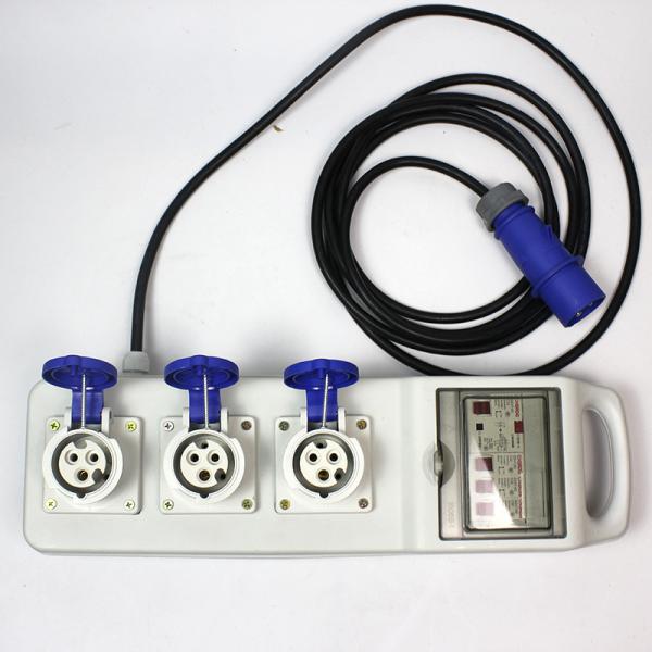 IP67 Waterproof Outdoor Electrical Socket Plastic Electric Box AC 220v -250v 16A