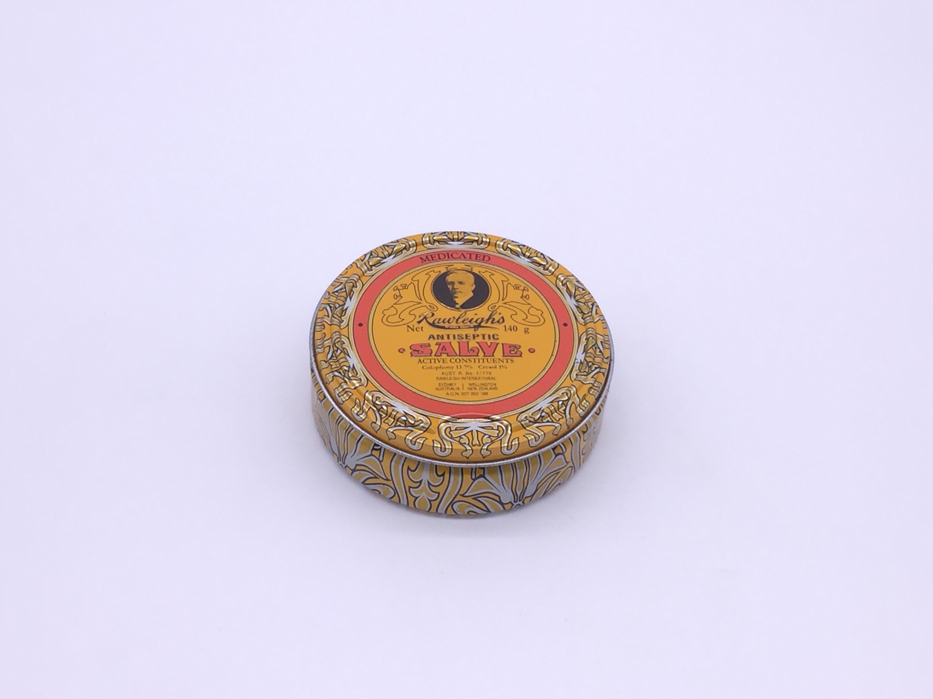 Small Medical Care Round Tin Box Pre-Roll Opening Way Customized