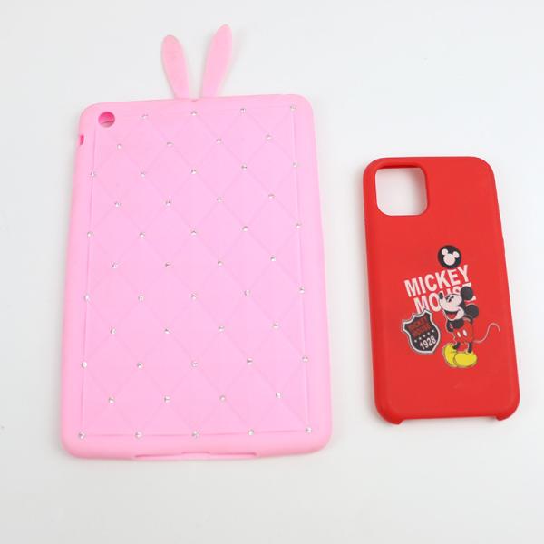 Caja por encargo material del teléfono del silicón de la categoría alimenticia para el ODM del OEM del teléfono móvil