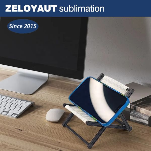 Wholesale Linen Phone Stand Chair Sublimation Blanks DIY Personalized Custom Photo Promotional Business Gifts
