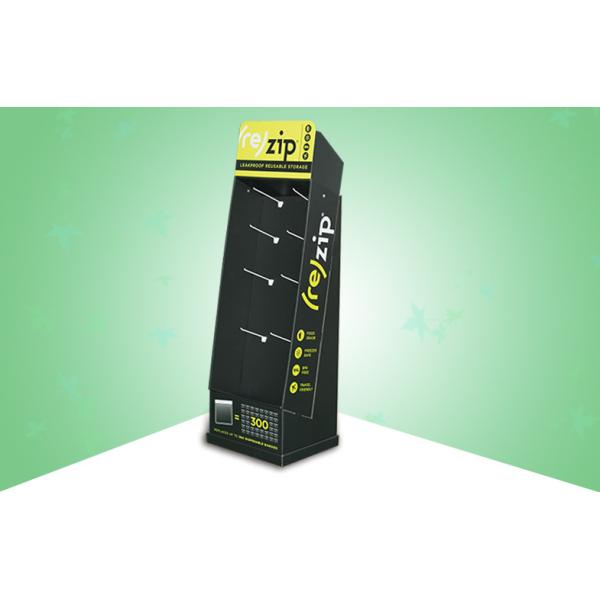 Повышать рифленые выставочные витрины, выставочные витрины пола картона с пласти