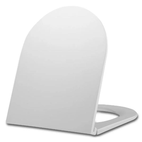 Ultra Slim U Forma Toilet Seat Cover Soft Fechar Top Bottom Fixes Cercas para Banheiros