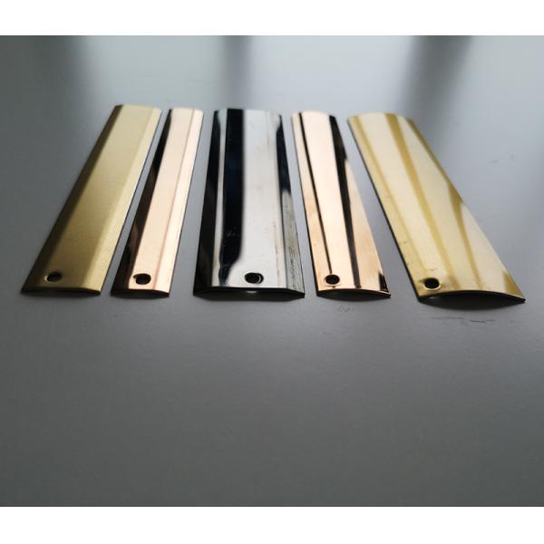 Custom 304 316L Stainless Steel Tile Trim Profiles 6mm 8mm 10mm Height