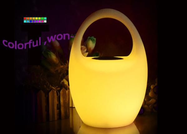 Portable App Smart Led Musical Speaker with 16 Colors Light / Lithium Battery