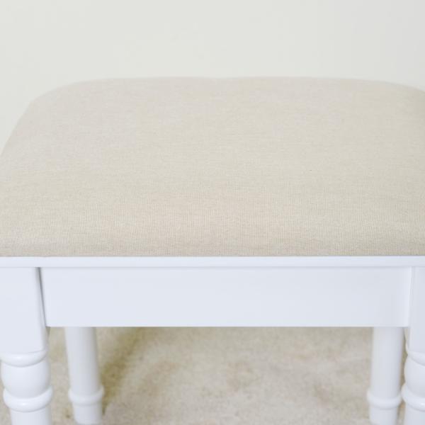 European Style Living Room 43cm Pastoral Mahogany Solid Wood Stool