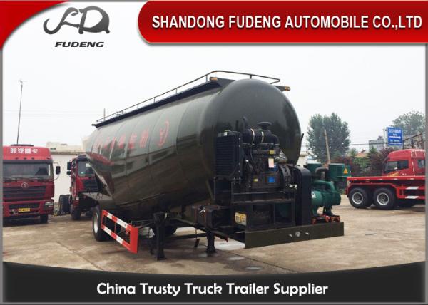 Professional V Type Cement Tanker Semi Trailer  Optional Volume 3 X 13 Ton Axles