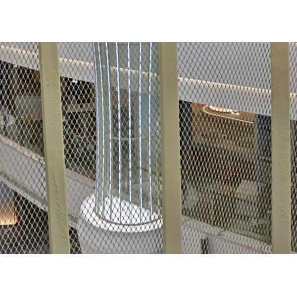 SS304 Rope Mesh High Security Anti Cut Net For Balcony And Landscape Protection