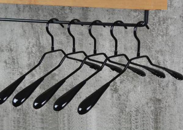PVC Coating Non Slip Clothing Store Hangers For Coat / Trouser / Jacket / Suit