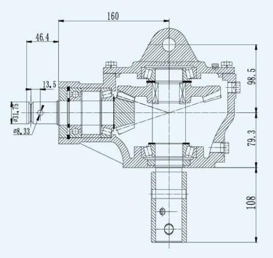 Conveyor Mill Machine Industrial Worm Gearbox Reducer