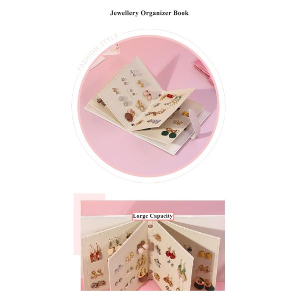 19*14*4.5cm Portable Travel Jewelry Case