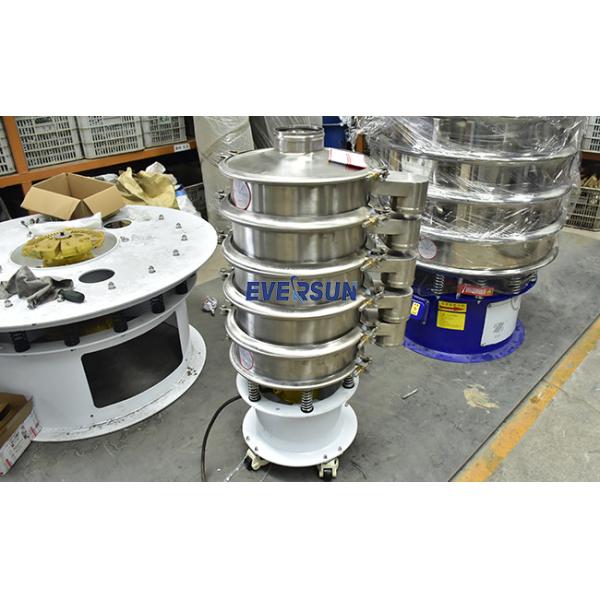 Accurate Carbon Steel Vibratory Sifter Separator For Precise Screening 1-500 Mesh