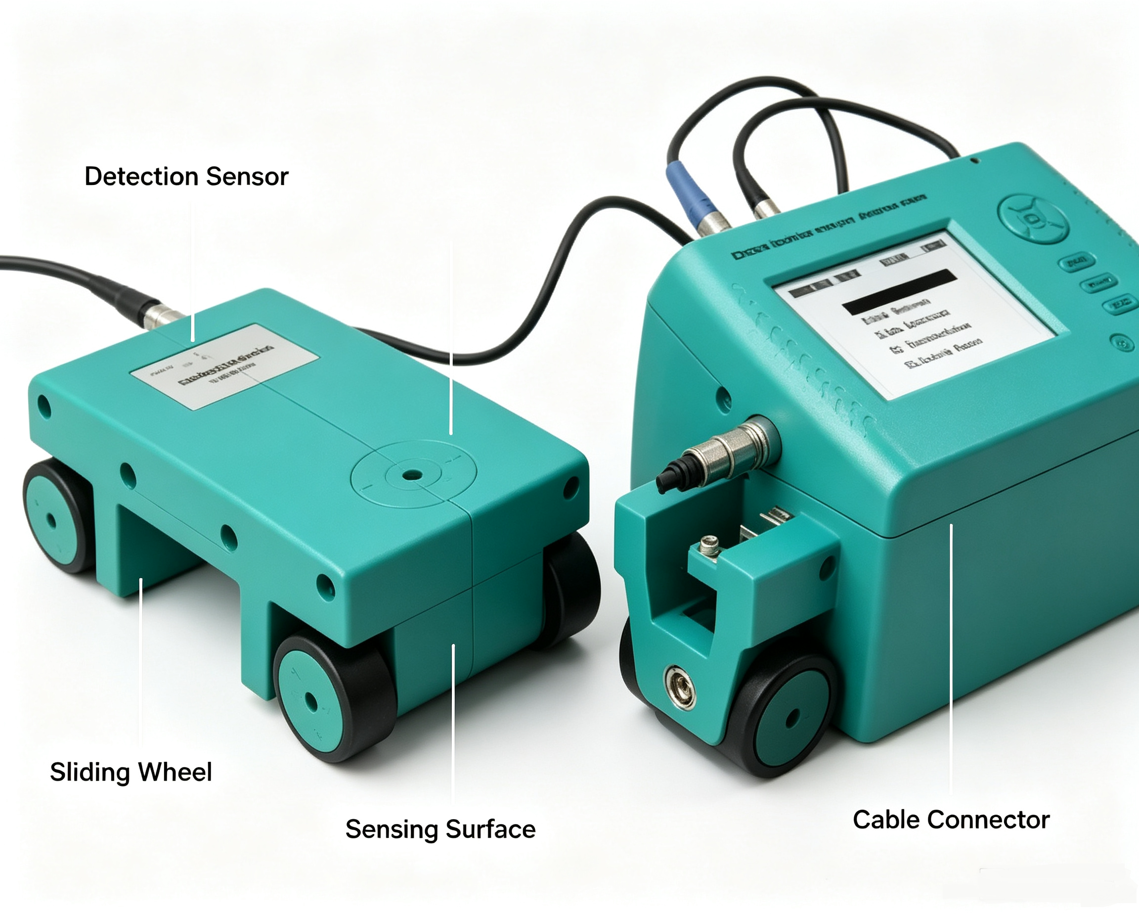 HPT50(+) Portable Concrete Rebar Scanner Single Probe Rebar Diameter Estimation Cable Pipe Locator With Report Printing Function