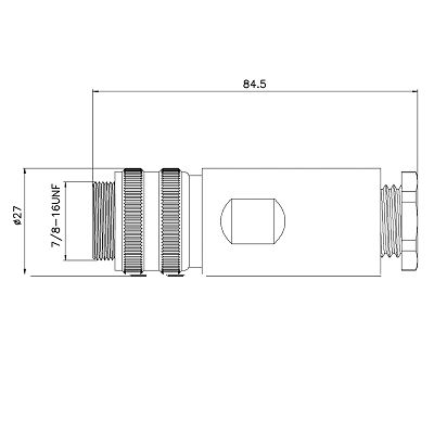 IP68 Female Male Waterproof Wire Connector 2 - 17 Pin Assembly