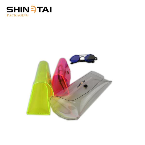 Магнитные солнцезащитные очки Чехлы прозрачные ПВХ коробки Прозрачные желе пляжная мода Мягкие солнцезащитные очки Чехлы для очков