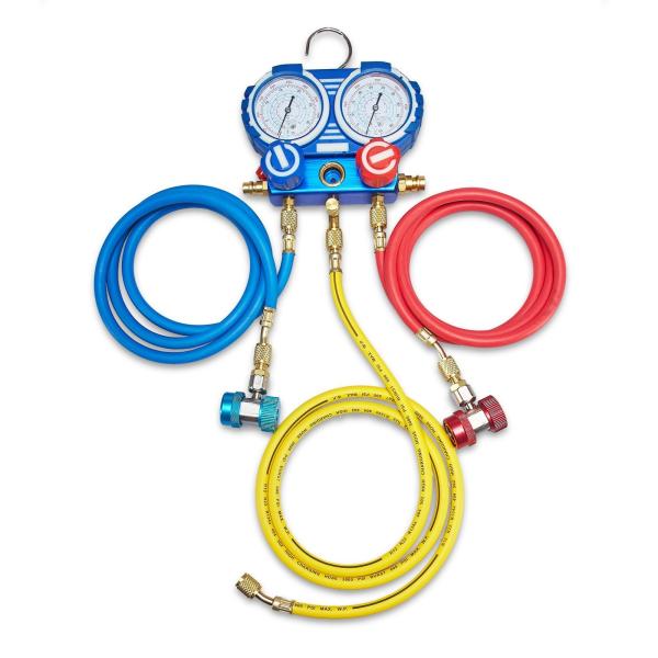 Ail Filled Pressure Meter Gauge Manifold Gauge Set For R22 134a 404a