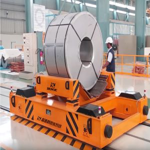 Carretilla resistente 30 Ton Coil Transport Cart del carril