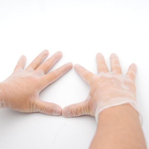 100% LATEX Disposable PVC Gloves Powder Free Safety Protective Excellent Flexibility