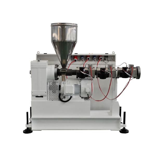 HYSJ60/33 Extrusora de plástico de parafuso único com motor de 37 kW e 4 zonas de aquecimento de barril