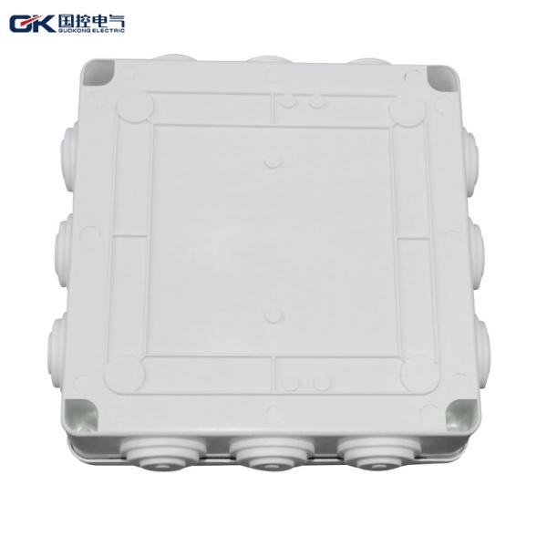 200*200*80mm Plastic Junction Box Internal Installation PVC Circular DIN For Track Components