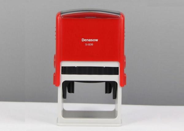 quare 50x30mmFactory Denasow Self inking stamp office use stamp rubber stamp Square/Rectangle 50x30MM Clear Stamps