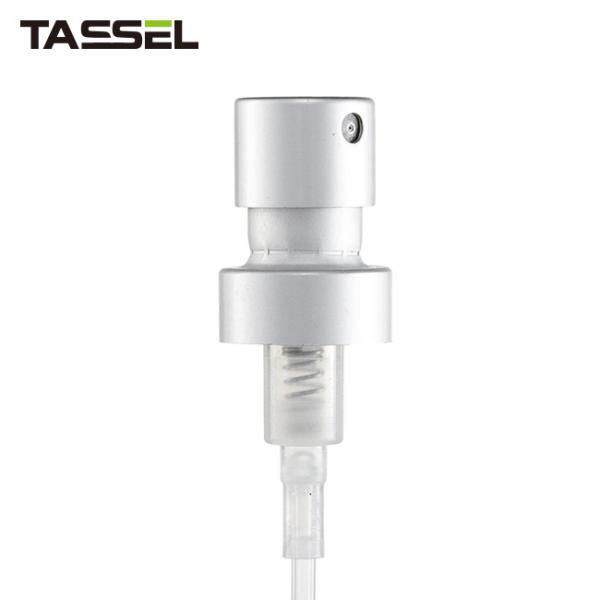 Matte Silver Perfume Fine Mist Sprayers Caps 15mm Crimp Pump