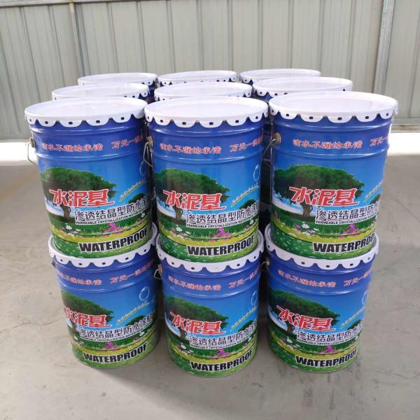 Cement-Based Crystalline Waterproofing Coating with Deep Penetration