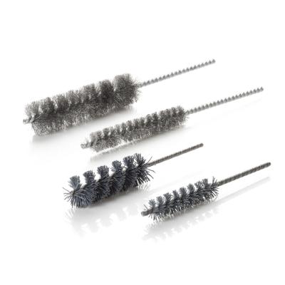Brosses à tubes à fil tordu à spirale simple