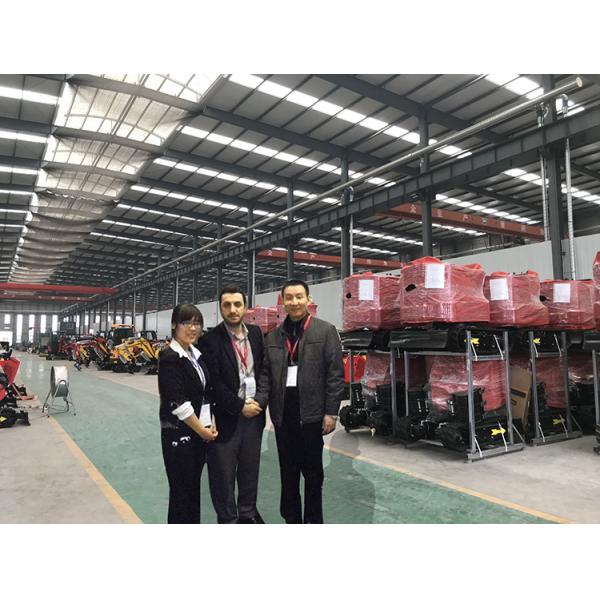 0.8 Tonne Mini Digger With Auger SGS Diesel Engine Excavator