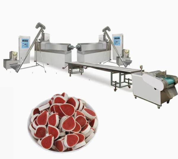 Extrudeuse de chewing-gum de machine de festin d'animal familier d'acier inoxydable