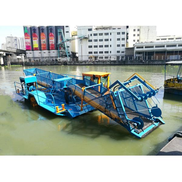 Customized Aquatic Weed Harvester / Water Hyacinth Harvester CCSB Marine Standard Steel