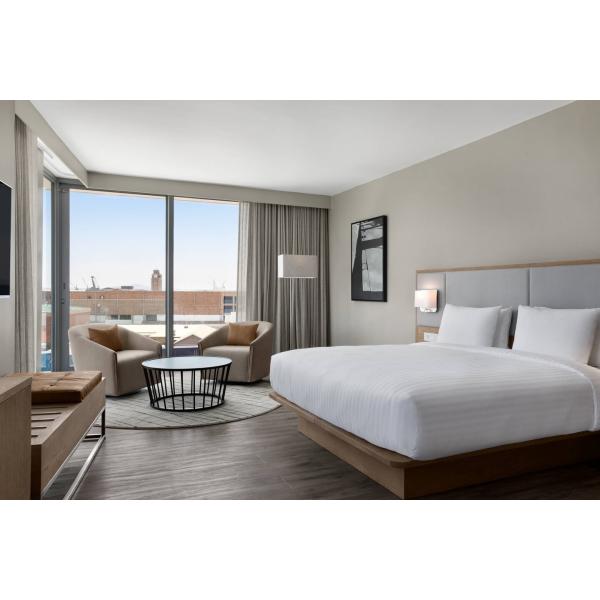 Мебель спальни звезды гостиницы 5 стандартная устанавливает облицовку Ashtree + светлая мебель отдыха оттенка