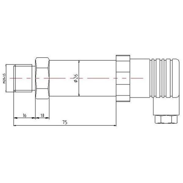 0- 1.0Mpa делают микро- тело водостотьким нержавеющей стали датчика давления