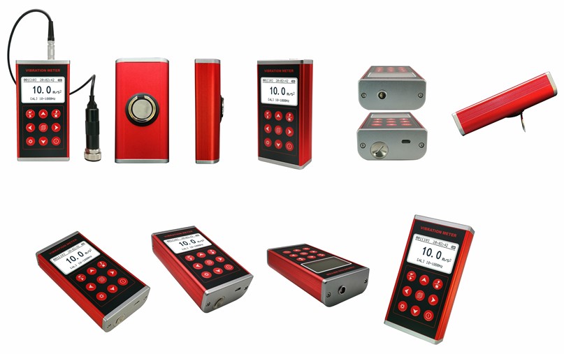TMV120 Подсвеченный USB портативный вибрационный счетчик с двумя батареями