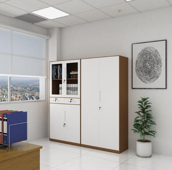High Quality Steel Glass Door Office Furniture Modern Horizontal  File Cabinet