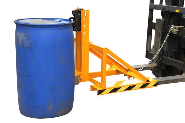 Horizontal Forklift Drum Lifter with Double Protection , 500Kg drum lifting equipment