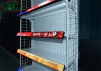 Exquisita LED sinal pequeno pixel passo X1.876 prateleira LED exibição LED tira para lojas ou supermercado