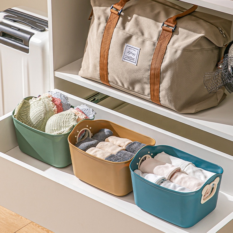 Desktop Bathroom Storage Basket Sundries Basket Multi-specification Storage Sundries Organizer Box Office Storage Box Plastic