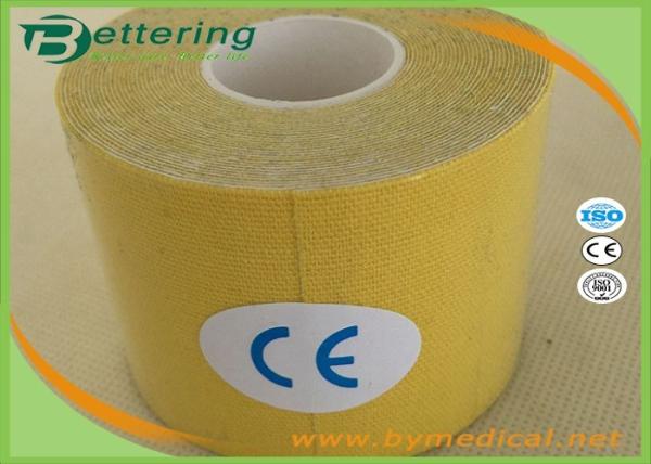 Kinesiology Physiotherapy Tape For Pain Relief , Cotton Sports Therapy Tape