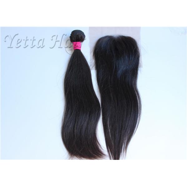 18 дюймов выдвижений человеческих волос 8A бразильских/приглаживают реальный соткать волос девственницы