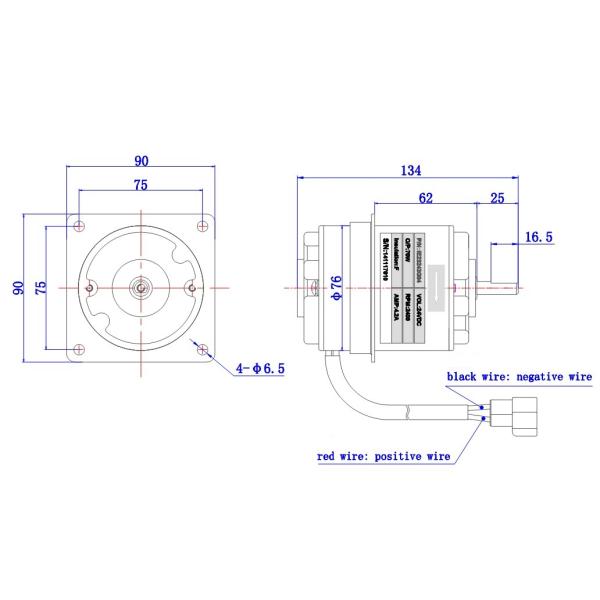 Bus Copper Wire Air Conditioner Motor Replacement , Truck Carrier Fan Motor
