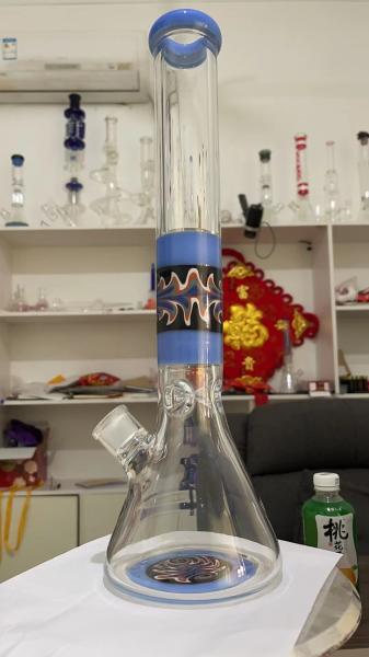 Glass 7 Hookah Water Pipe Color Hanging Bell Quartz Banger Hanger