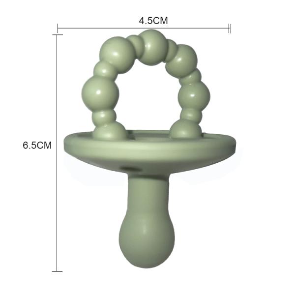 Infants Chewing Bibs Baby Pacifier Silicone Food Grade Feeding Pacifier