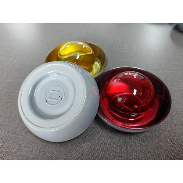 ROADSAFE Glass Road Stud Traffic Cat Eye Reflector Glass Warning Light Glow In The Dark Dock Lights Driveway Road Marker Light