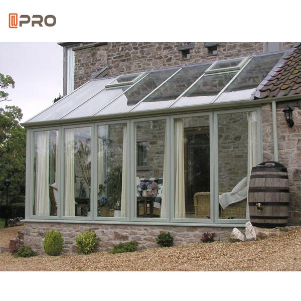 Jardim de telhado do calor quadro de alumínio da sala de vidro exterior de 4 estações