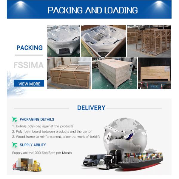 66 x 36 66 x 32 джакузи Clawfoot человека ванны 2 водоворота водопада