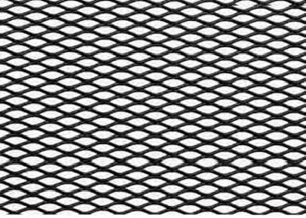 5 X 5mm Diamond Aluminum Expanded Metal Mesh 18 - 50 Meter Long Customized Color
