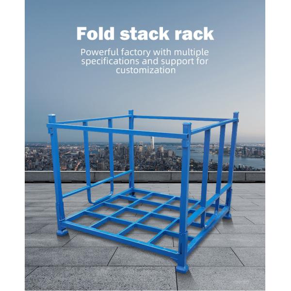 Steel Pallet Warehouse Stores Stackable Metal Shelves 200kg Heavy Duty Industrial Storage System