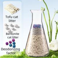 Facile à nettoyer Litter de chat mixte biodégradable écologique Litter de chat au tofu